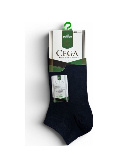 Çega Socks Erkek Bambu Patik Çorap Dikişsiz Koku Yapmaz 12'li Çok Renkli Çok Renkli