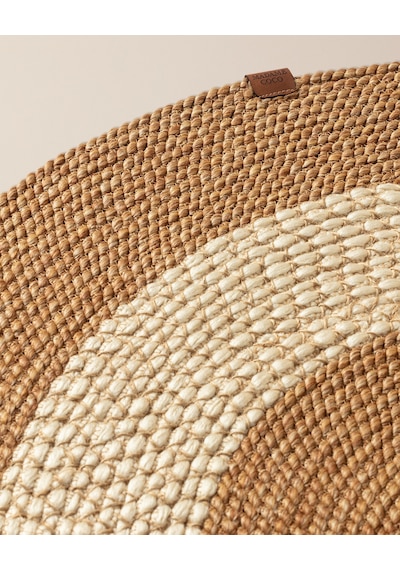 Madame Coco Alsace Oval Kilim - Naturel/krem - 90x150 Cm 8684427193297 Çok Renkli