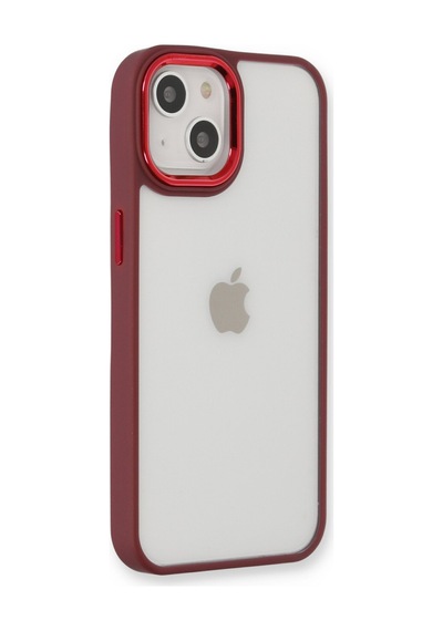 Apple Uyumlu iPhone 14 Plus Uyumlu Kılıf Dora Kapak - Kırmızı