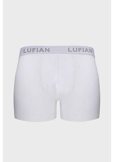 Lufian Darcy Erkek Pamuklu Boxer Beyaz Beyaz 111080037100500