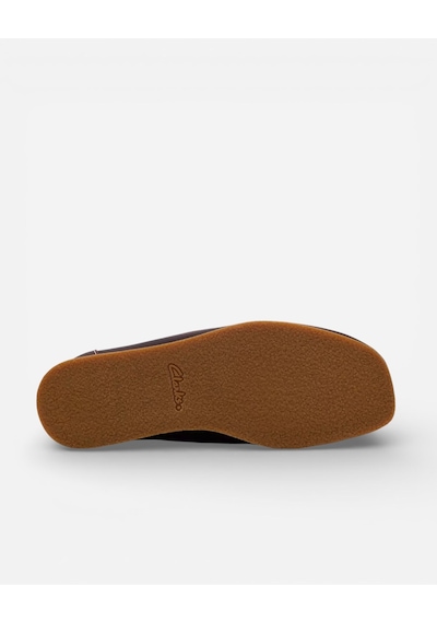 Clarks Wallabeeevosea Dark Brown Lea Kadın Koyu Kahve Günlük Ayakkabı 26186598 Kahverengi