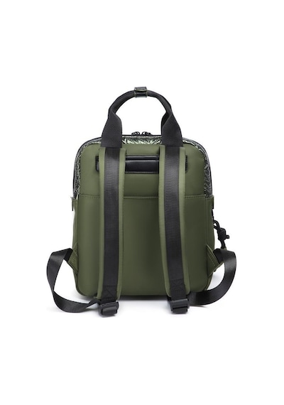 Smart Bags Parlak Kumaş Küçük Boy Askılı Kadın Sırt Çantası 3250 Yeşil