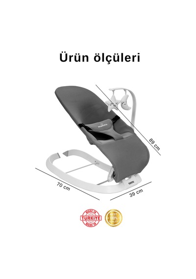 Mamma Rocker Plus Yeni Nesil Çift Sallama Fonk. Ana Kucağı Anne Sallar + Bebek Kendini Sallar