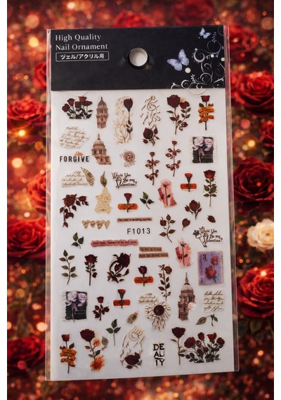Urban Butterfly & Abstract Nail Art Sticker Series No:03