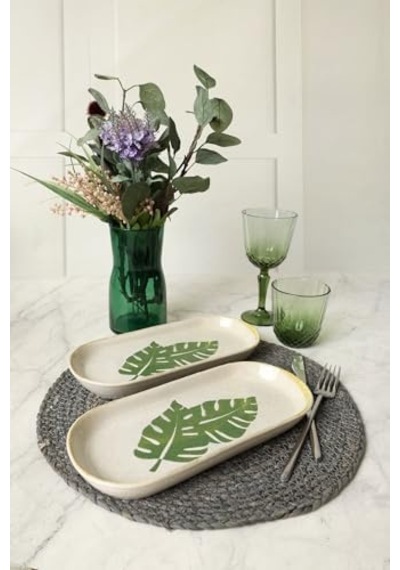 Noyan Kayık Tabak 26 Cm 2 Adet 22727 Açık