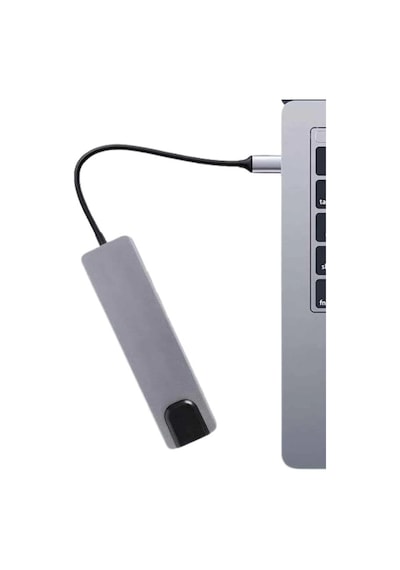 Usb Type-c Hub Dönüştürücü Çevirici Çoklayıcı Apple   Uyumlu Macbook Çevirici 8 Portlu