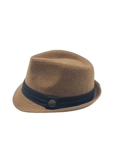 Uniquetrenders Kadın Lüks Trilby Kaşe Fötr Şapka Camel
