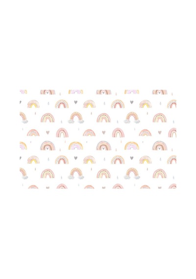 Soft Renk Gökkuşakları Çocuk Odası Duvar Kağıdı