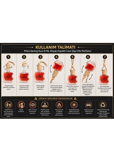 Aura Lüks Araç Kokusu 8ml Araç Ortam Kokusu