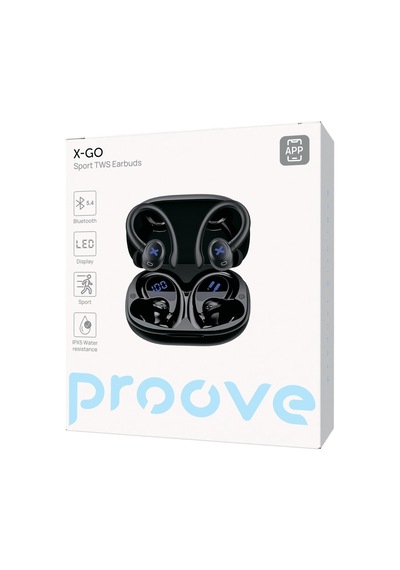 Proove X-go Tws Sporcu Bluetooth Kulaklık Ipx5 Suya Dayanıklı Led Ekranlı Uygulama Destekli