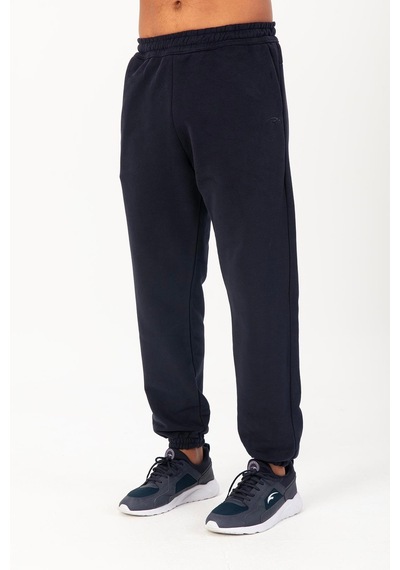 Maraton Sportswear Oversize Erkek Lastik Paça Basic Lacivert Eşofman Altı 22398-lacivert Lacivert