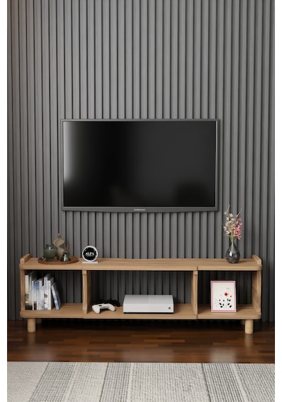 150 Cm Modern Tv Ünitesi Ayaklı Raflı Salon Oturma Odası Dekoratif Televizyon Sehpası Tv Sehpası Atlantik Çam 150 Cm Modern Tv Ünitesi Ayaklı Raflı Salon Oturma Odası Dekoratif Televizyon Sehpası Tv Sehpası Atlantik Çam