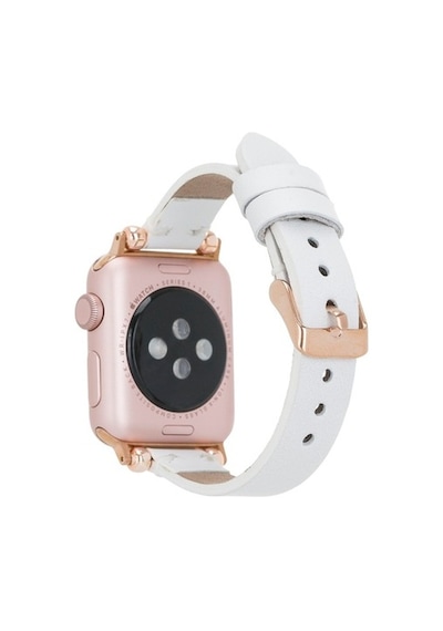 Bouletta Apple Watch Uyumlu Deri Kordon 38-40-41Mm Ferro F3 Beyaz