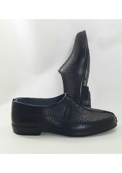 Uğur Çiftçi Içi Astarlı Garalastik Erkek Ayakkabı