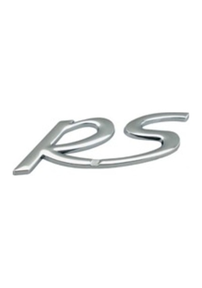 Porsche Uyumlu Yazı Rs Ayrık 2.5 7.5 Cm Krom