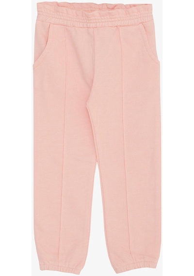 Breeze Kız Çocuk Alt Beli Paçası Lastikli Cepli 1-4 Yaş, Pembe-pembe Pembe