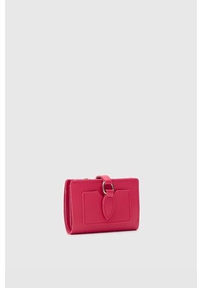 Shule Bags Kiki Çıtçıt Kapamalı Kadın Cüzdan Fuşya