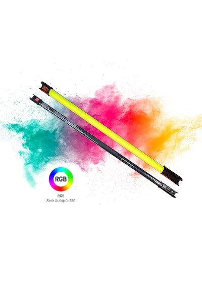 Gdx Tb-80 Rgb 45w Youtube Canlı Yayın Arka Plan Renkli Dolgu Işığ