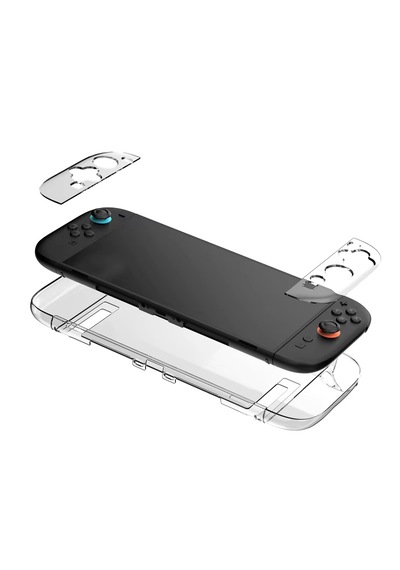 Teknoroket Nintendo Switch 2 Şok Emici Şeffaf Komple Kılıf