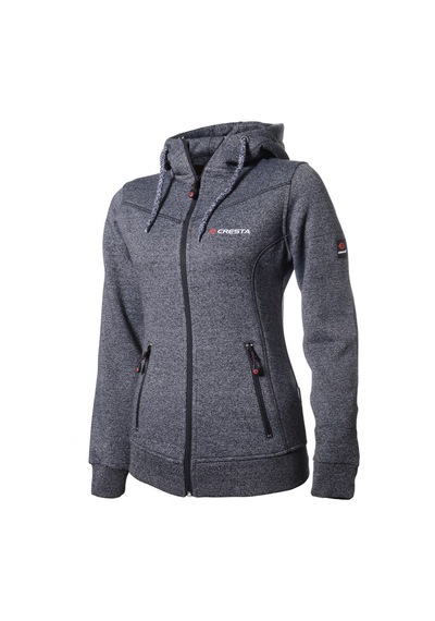 Cresta Kapüşonlu Fermuarlı Kadın Sweatshirt