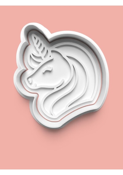 Unicorns Kurabiye Kalıbı Ve Şeker Hamuru Kalıbı 4'lü Set 0508-set