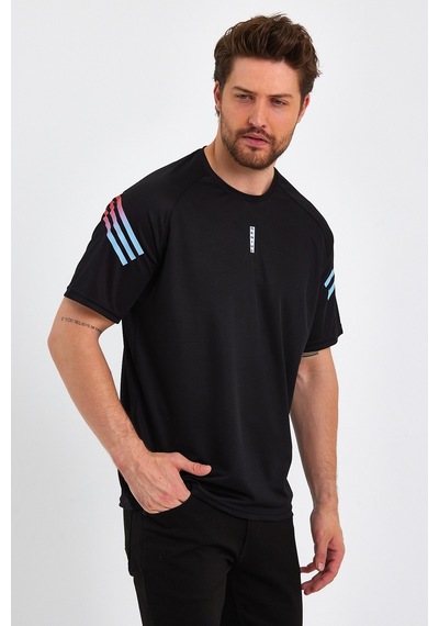 Genius Store Erkek Spor Tişört Baskılı Fitness Antrenman Fit S