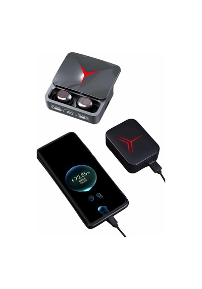 Kablosuz Bluetooth Kulaklık Powerbank Özellikli Göstergeli Hd Mikrofon 1