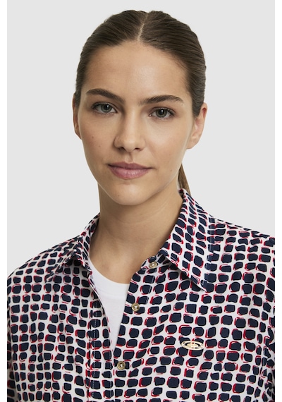 U.S. Polo Assn. U.s. Polo Assn. Kadın Lacivert Gömlek Desenli 50320151-vr033