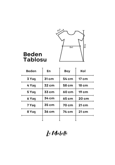 Le Mabelle Kırmızı Sivri Yakalı Kız Çocuk Tül Elbise - Nicole Kırmızı