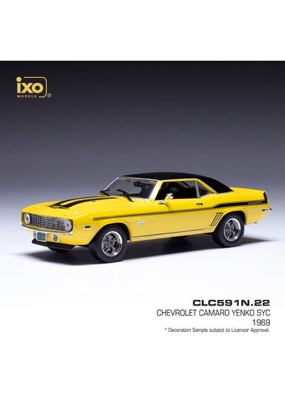 1:43 Ölçek Ixo 1969 Chevrolet Camaro Yenko Syc Diecast Metal Minyatür Model Araba 10cm