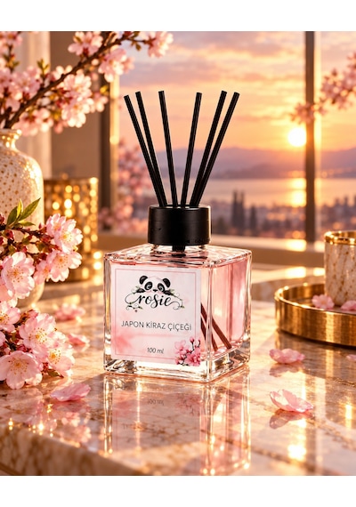 Rosie Japon Kiraz Çiçeği 7'li Çubuklu Oda Kokusu Seti 7 X 100 Ml Sakura Esintisi
