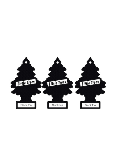 Little Trees 3'Lü Set Black İce - Parfüm Oto Kokusu