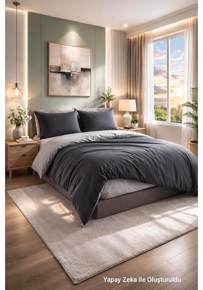 Tr Tek Kişilik Battal Boy,çift Kişilik Nevresim Takımı Lastikli Çarşaf+yastık Kılıfı+yorgan Kılıfı Çift Genel 91774428