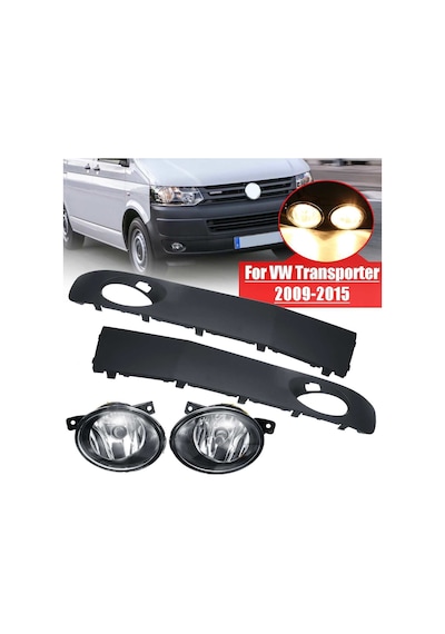 Vw Transporter T6 Sis Farı Çerçeveli Oem Tip