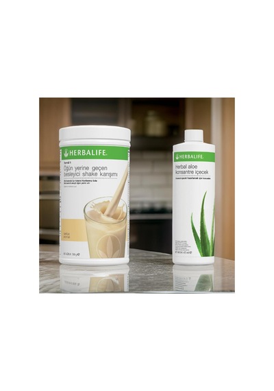 Herbalife Vanilya Shake + Aloe İçecek