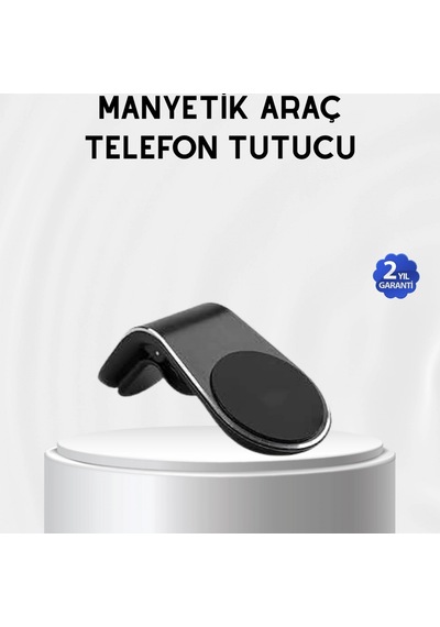 Araç İçi Manyetik Telefon Tutucu Güçlü Klipsli Ve 360 Derece Ayarlanabilir 02024707