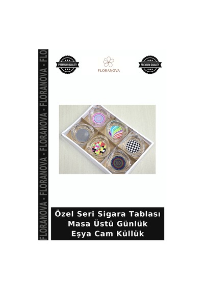 Özel Seri Sigara Tablası Masa Üstü Günlük Eşya Cam Küllük