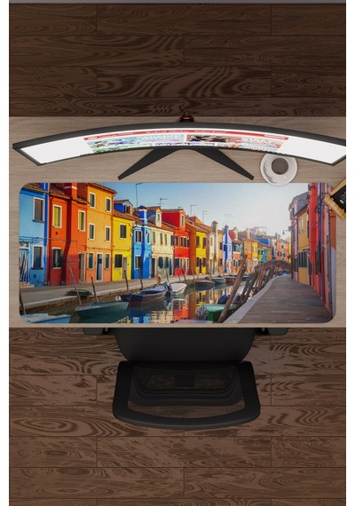 Venedik İtalya V5 90x40 Xxl Gaming Kauçuk Kaymaz Taban Mouse Pad Fare Altlığı