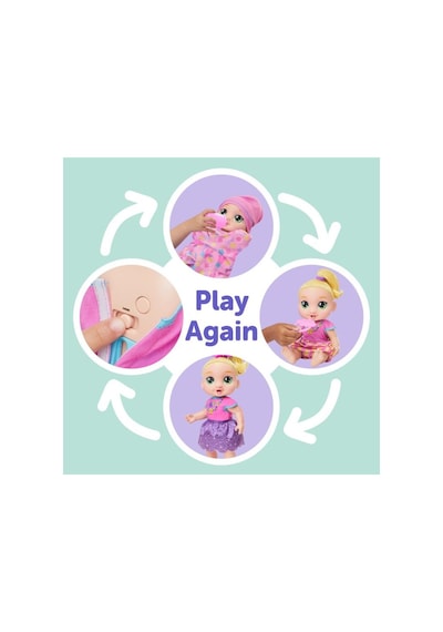 Baby Alive 35 Cm Bebek Büyüyor Temalı 50 Farklı Ses Çıkaran İnteraktif Bebek Ve Büyüme Aksesuarları 10
