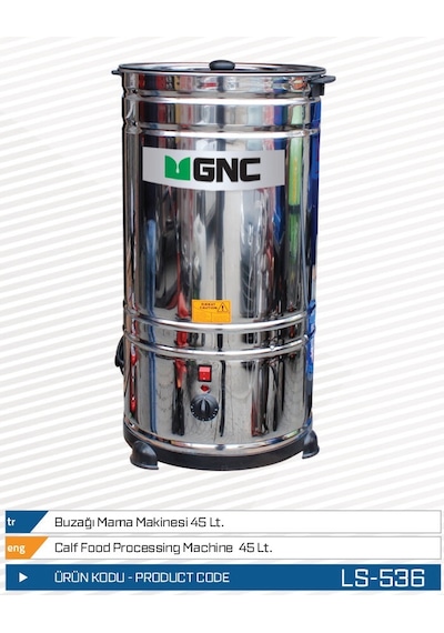 Gnc Buzağı Mama Hazırlama Makinesi - 45 Litre
