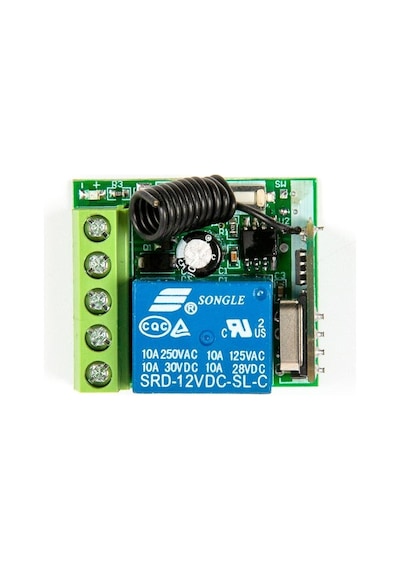 433mhz Rf Uzaktan Kumanda Alıcı Verici Seti 10a Röle 12v