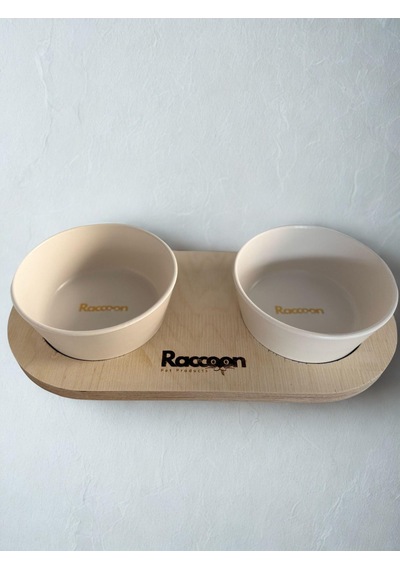 Raccoon Zeus 13 Cm Çift Tablalı Beyaz