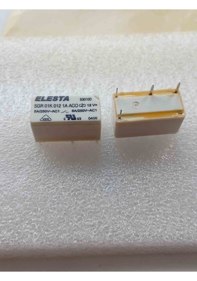 Sgr 01k 12 1a 12v 6a 1no 4pın Elesta Güç Röle 3 Adet