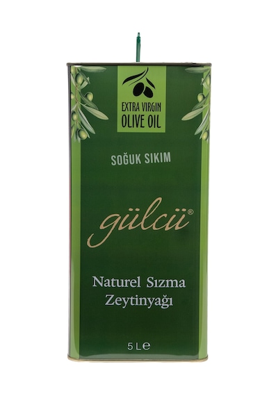 Gülcü Soğuk Sıkım Naturel Sızma Zeytinyağı Teneke 5 L Gülcü Soğuk Sıkım Naturel Sızma Zeytinyağı Teneke 5 L