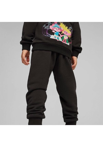 Puma Puma X Trolls Erkek Çocuk Siyah Eşofman Altı Siyah