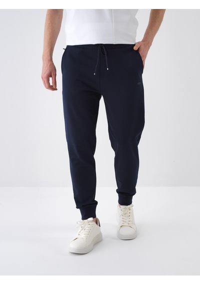 Xint Lacivert Pamuk Dokulu Regular Fit Sweat Pantolon 380207