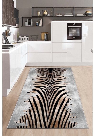 West Home Dijital Baskı Yıkanabilir Kaymaz Taban Leke Tutmaz Mutfak Halısı Salon Halısı Ve Yolluk Wh 396 Sand