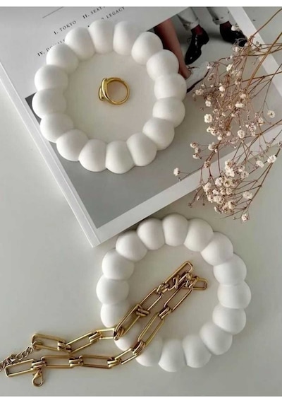 Bernami Mum Pinterest Bubble Dekoratif Tabak, Takı Tabağı, Mumluk, Bardak Altlığı Diğer