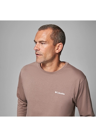 Columbia Cs0354 Csc Basic Uzun Kollu Erkek T-shirt 9110161k01 Kahve