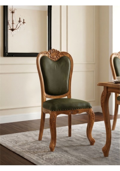 Orsay Klasik Fransız Stil Ahşap Sandalye Natural